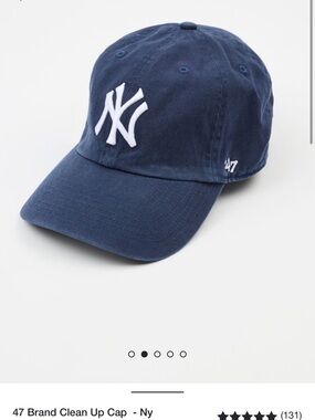 '47  New York Yankees Navy Cap with White Logo